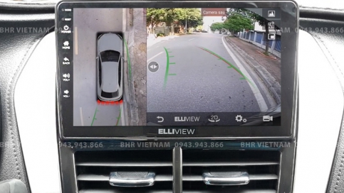 Màn hình DVD Android liền camera 360 xe Toyota Vios 2019 - nay | Elliview S4 Deluxe 
